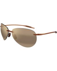 Maui Jim - Mj0421S 002 Sunglasses Injected Bronze Pilot - Lyst