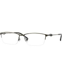 DIESEL - Dl5011D 1002 Optical Frames Metal Transparent Squared Normal - Lyst