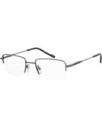 Pierre Cardin - P.C. 6912 R80 Optical Frames Metal Squared Normal - Lyst