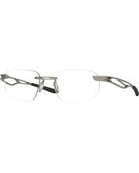 Oakley - Ox5096 Marais 509604 Optical Frames Titanium Transparent Squared Normal - Lyst