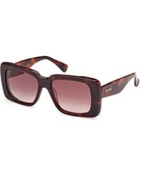 Max Mara - Mm0091 Glimpse3 52F Sunglasses Acetate Squared Normal - Lyst