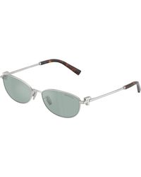 Tiffany & Co. - Tf3115 600165 Sunglasses Steel Round Normal - Lyst