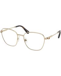 Swarovski - Sk1019 4028 Optical Frames Metal Squared Normal - Lyst