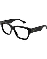 Gucci - Gg1428O 004 Optical Frames Acetate Squared - Lyst