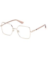 Guess - Gu8288 033 Optical Frames Metal Squared Normal - Lyst