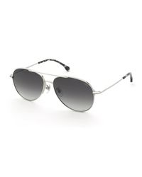 Lozza - Sl2444 Gubbio 7 579K Sunglasses Metal Smoke Pilot Normal Nuanced - Lyst