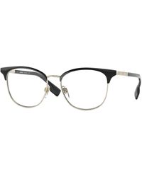 Burberry - Be1355 Sophia 1109 Optical Frames Metal Squared Normal - Lyst