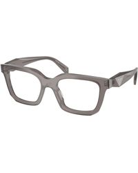 Prada - Pr C08V 27G1O1 Optical Frames Acetate Geometric Normal - Lyst