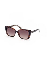 Guess - Gu7829 52F Sunglasses Injected Squared Normal Shaded - Lyst