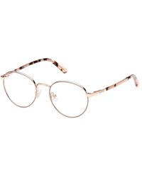 Guess - Gu8274 059 Optical Frames Aluminum Round Normal - Lyst