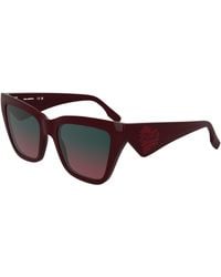 KARL LAGERFELD - Kl6184S 601 Sunglasses Injected Squared Normal - Lyst
