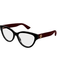 Gucci - Gg1581O 005 Optical Frames Injected Transparent Round - Lyst