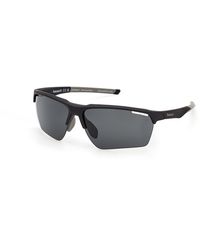 Timberland - Tb00068 02D Sunglasses Injected Smoke Squared Polarized - Lyst