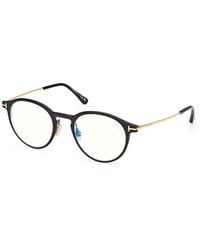 Tom Ford - Ft6088-B 002 Optical Frames Metal Round Normal - Lyst