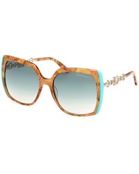 Guess - Gm00005 56P Sunglasses Acetate Squared Normal Shaded - Lyst