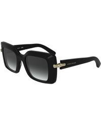 Longchamp - Lo776S 001 Sunglasses Acetate Squared Normal - Lyst