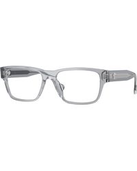Versace - Ve3390U 5432 Optical Frames Acetate Transparent Squared Normal - Lyst