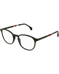 Gucci - Gg0551O 023 Optical Frames Acetate Transparent Round - Lyst