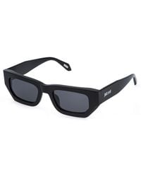 Just Cavalli - Sjc170 700 Sunglasses Acetate Smoke Geometric Normal - Lyst