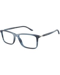 Giorgio Armani - Ar7258 6074 Optical Frames Acetate Squared Normal - Lyst