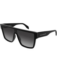 McQueen - Am0354S 001 Sunglasses Acetate Squared Shaded - Lyst