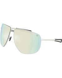 Moncler - Me4008 Atlas 10046G Sunglasses Metal Pilot Mirror - Lyst