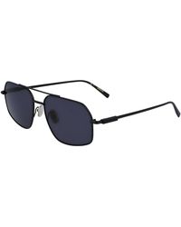 Ferragamo - Sf313S 002 Sunglasses Metal Squared Normal Normal - Lyst