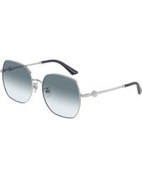 Jimmy Choo - Jc4008Hd 300219 Sunglasses Metal Squared Normal Shaded - Lyst