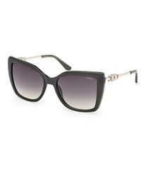 Guess - Gu00266 96P Sunglasses Injected Squared Normal - Lyst