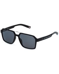 Fila - Sfib04 U28P Sunglasses Injected Smoke Geometric - Lyst