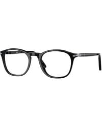 Persol - Po3007Vm 95 Optical Frames Acetate Transparent Squared Normal - Lyst