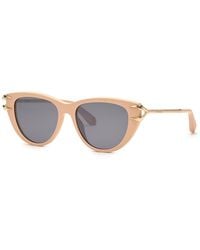 Roberto Cavalli - Src031 9Lhx Sunglasses Acetate Cat Eye Normal Mirror - Lyst