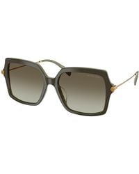 Michael Kors - Mk2247U Quogue 40193M Sunglasses Acetate Verde Squared Normal Shaded - Lyst