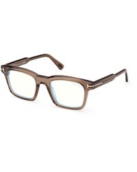 Tom Ford - Ft6122-B 048 Optical Frames Acetate Squared Normal - Lyst