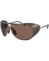 Giorgio Armani - Ar6139Q 300673 Sunglasses Metal Pilot Normal - Lyst