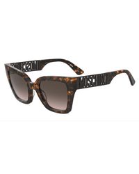 Moschino - Mos161/S 086/Ha Sunglasses Acetate Squared Normal Shaded - Lyst