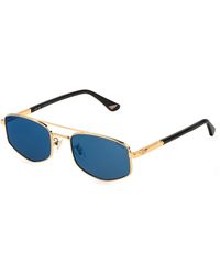 Police - Splq84 New Crossroads 3 200B Sunglasses Metal Smoke Geometric Normal Mirrored - Lyst