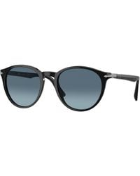 Persol - Po3152S 9014Q8 Sunglasses Acetate Round Normal Shaded - Lyst
