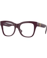 Burberry - Be2388 3979 Optical Frames Acetate Transparent Squared Normal - Lyst