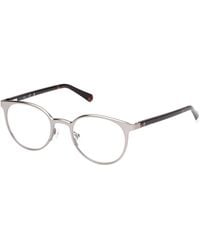 Guess - Gu50192 009 Optical Frames Metal Round Normal - Lyst