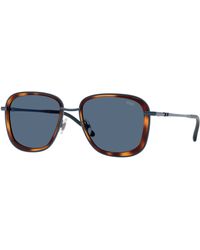 DIESEL - Dl1017 104180 Sunglasses Metal Squared Normal - Lyst