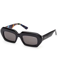 PUCCI - Ep0245 05A Sunglasses Acetate Smoke Squared Normal - Lyst