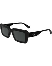 Calvin Klein - Ckj25606S 001 Sunglasses Acetate Squared Normal - Lyst