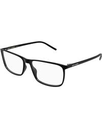 Saint Laurent - Sl 846 001 Optical Frames Bio-Injected Transparent Squared - Lyst