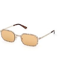 PUCCI - Ep0248 32E Sunglasses Metal Geometric Normal - Lyst