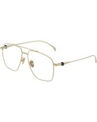 Moncler - Me1017T 1024 Optical Frames Titanium Transparent Pilot Normal - Lyst
