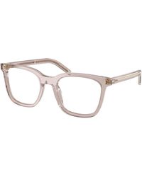 Prada - Pr B11V 29D1O1 Optical Frames Acetate Pillow Normal - Lyst