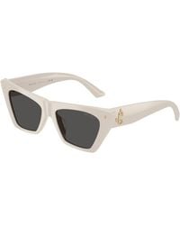Jimmy Choo - Jc5062U 500887 Sunglasses Acetate Cat Eye Normal - Lyst