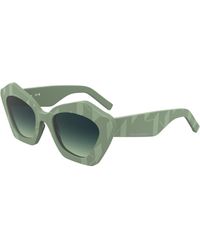 KARL LAGERFELD - Kl6199S 316 Sunglasses Acetate Squared Normal - Lyst