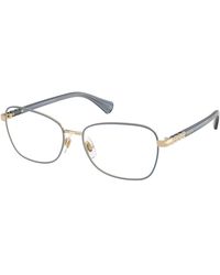 Ralph Lauren - Ra6062 9443 Optical Frames Metal Squared Normal - Lyst